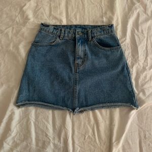 John Galt Short denim skirt